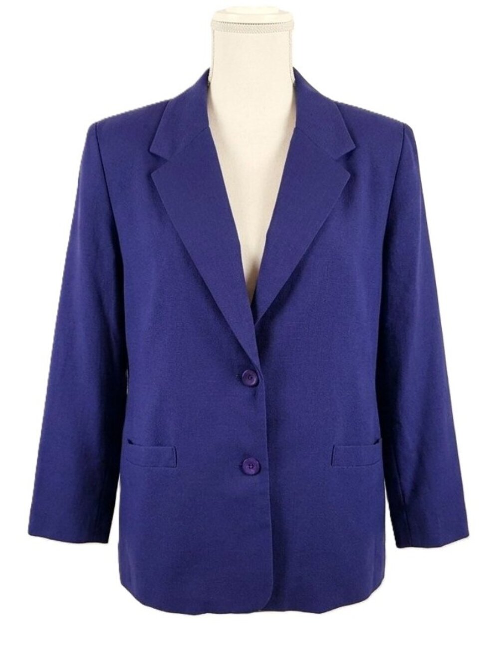 ALFRED DUNNER Lightweight Vintage Blazer. Plus Size 14